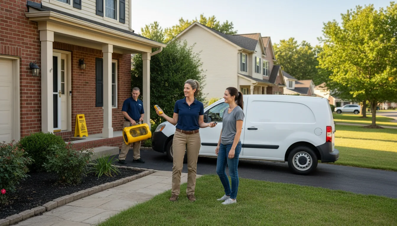 Residential water damage restoration in Glen Haven, CO